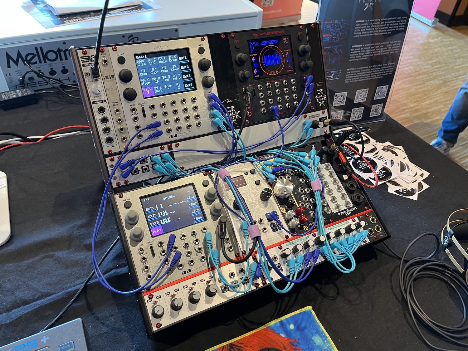 MOK modules 1010 Music au SynthFest 2023