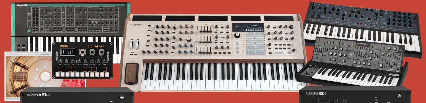 8 nouveaut&eacute;s synth&eacute;tiseurs