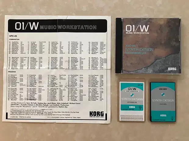 Korg 01/W découverte et entretien 5 Boitier complet d'extension pour Korg 01/W