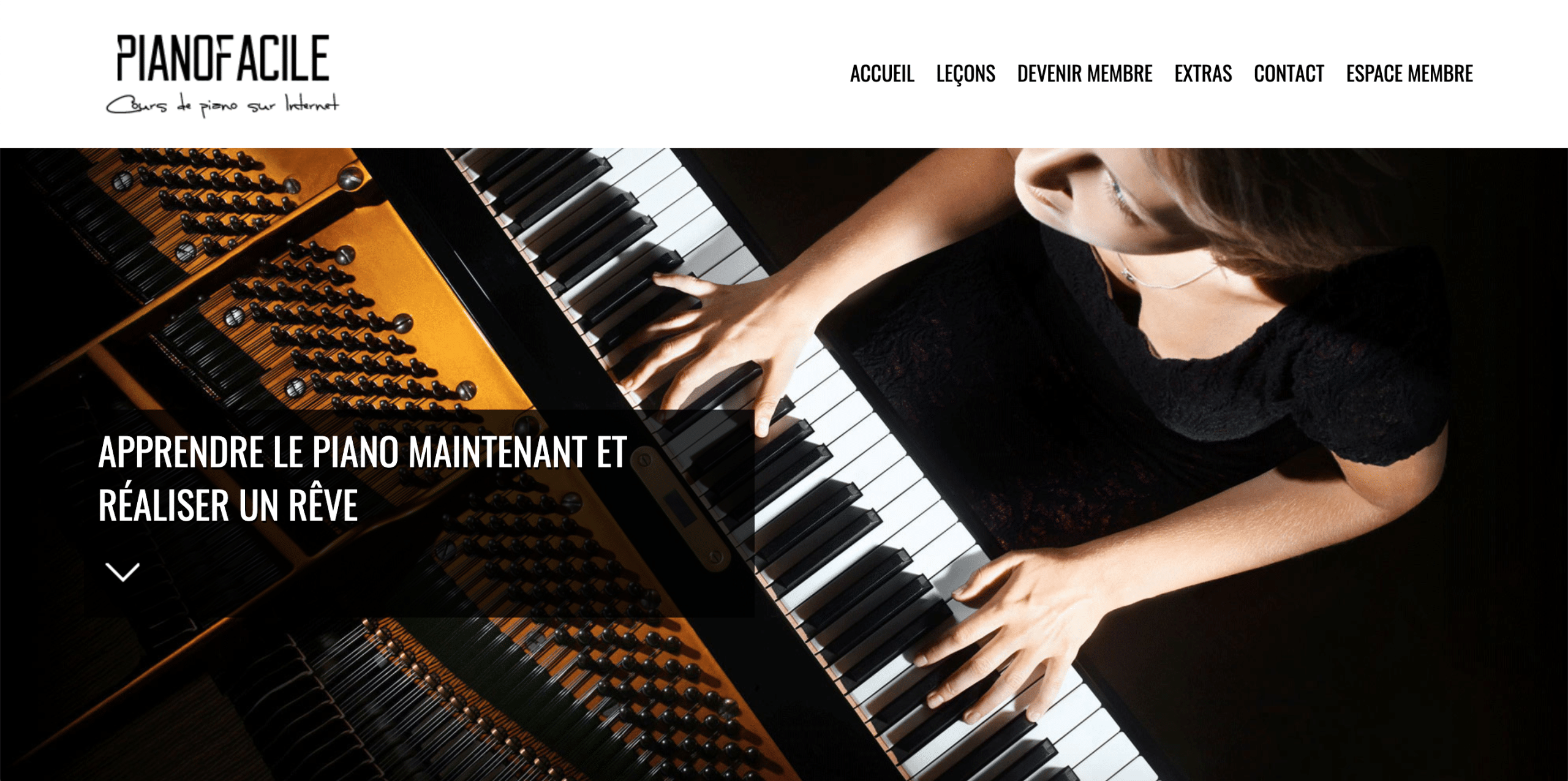 site Piano facile