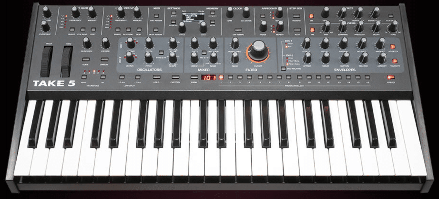 Les nouveautés synthés d'octobre 2022 1 Sequential Take 5