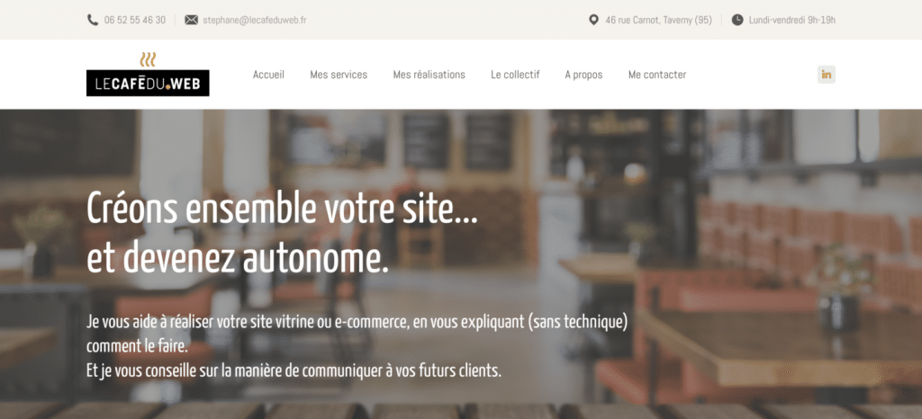 Site Le Caf&eacute; du Web