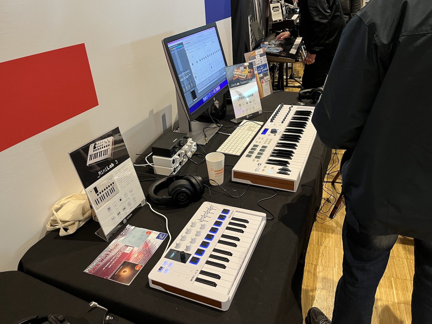 Stand Arturia Minilab 3 au SynthFest 2023