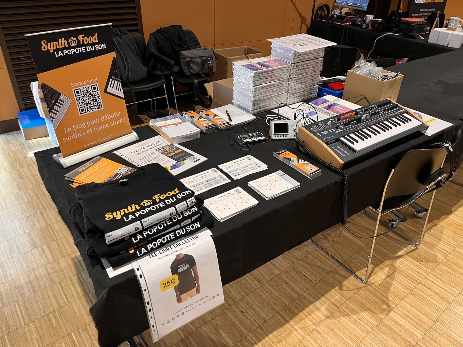SynthFest 2024 une édition incroyable 209 Stand SynthFood au SynthFest 2024