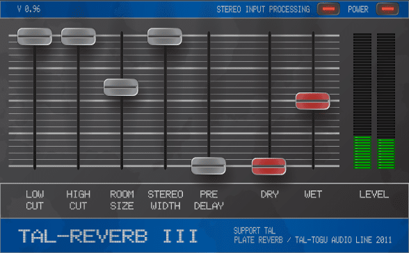 J'apprends le synthétiseur : les effets 16 TAL Reverb III