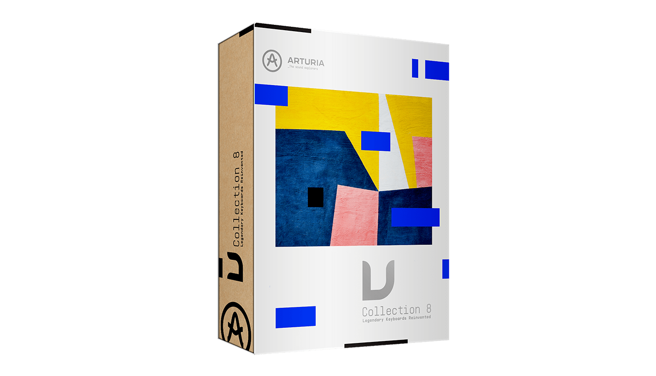 Boite de la version 8 de la V Collection d'Arturia