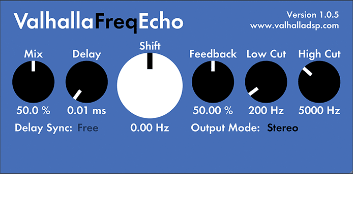 J'apprends le synthétiseur : les effets 13 Valhalla Freq Echo