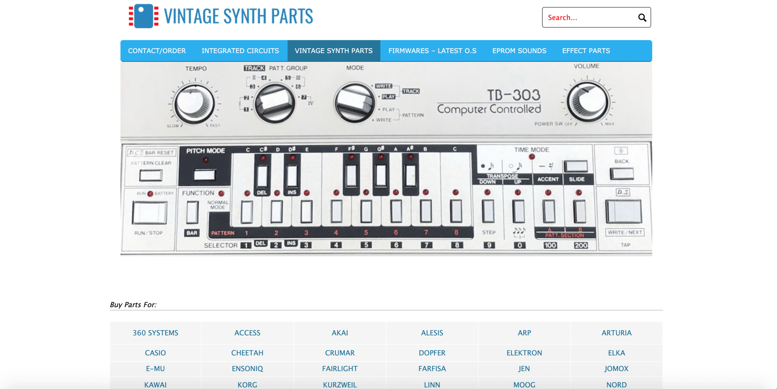 Boutique Vintage synth parts