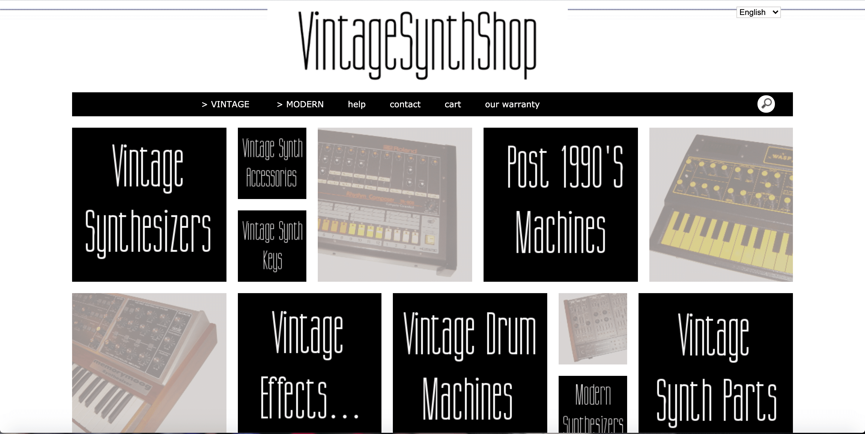Boutique Vintage Synth Shop
