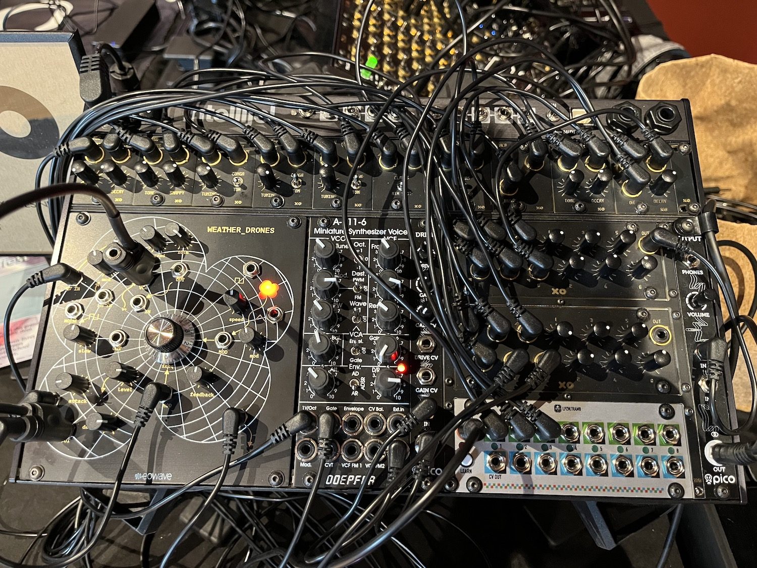 Modules TR808 by Xodes au SynthFest 2023