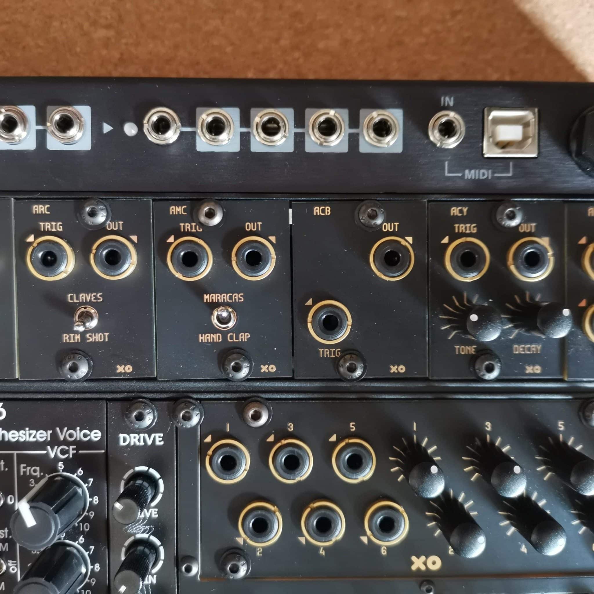 Zoom sur les modules TR 808 de Xodes